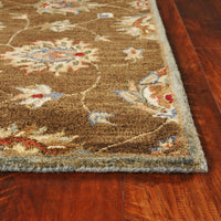 3'3" x 5'3" Wool Coffee Area Rug