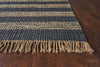 3'3" x 5'3" Jute Navy Area Rug