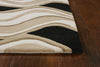 3'3" x 5'3" Wool Black-Beige Area Rug