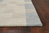 3'3" x 5'3" Wool Light Blue Area Rug