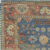 5' x 7' Jute Blue-Red Area Rug