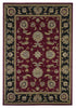 5'3" x 7'7" Polypropelene Red-Black Area Rug