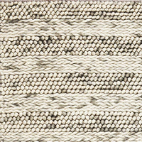 3'3" x 5'3" Wool Grey Area Rug