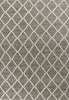 3'3" x 5'3" Wool Dark Grey Area Rug