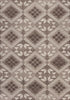 5'3" x 7'7" Polypropelene Taupe Area Rug