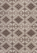 5'3" x 7'7" Polypropelene Taupe Area Rug