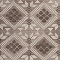 5'3" x 7'7" Polypropelene Taupe Area Rug