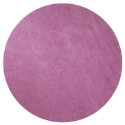 6' Round Polyester Hot Pink Area Rug
