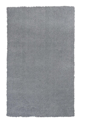 5' x 7' Polyester Grey Area Rug