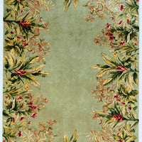 3'6" x 5'6" Wool Sage Area Rug