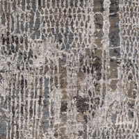 5'3" x 7'7" Viscose Silver Area Rug