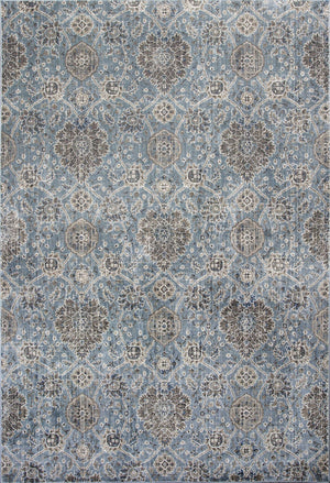 5'3" x 7'7" Viscose Slate Area Rug