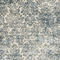 5'3" x 7'7" Viscose Ivory-Blue Area Rug