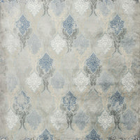 5'3" x 7'7" Viscose Slate Blue Area Rug