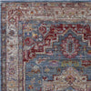 5'3" x 7'7" Polyester Blue-Grey Area Rug