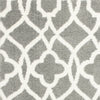 5'3" x 7'7" Microfiber Grey-Ivory Area Rug