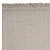 5' x 8' Wool Oatmeal Area Rug