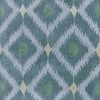 2'6" x 8' Runner Wool & Viscose Blend Blue Area Rug