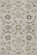 23" x 45" UV-treated Polypropelene Silver Area Rug