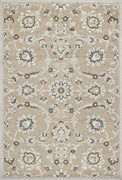 23" x 45" UV-treated Polypropelene Beige-Grey Area Rug