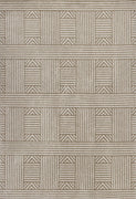 23" x 45" UV-treated Polypropelene Beige Area Rug