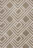 23" x 45" UV-treated Polypropelene Beige Area Rug