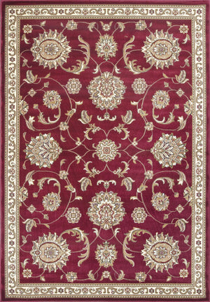 20" x 31" Polypropelene Red Area Rug