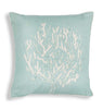 18" x 18" Cotton Aqua Pillow
