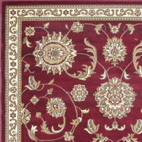 2'3" x 3'3" Polypropelene Red Area Rug