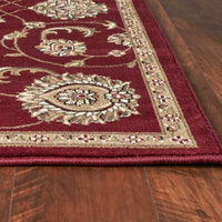 2'3" x 3'3" Polypropelene Red Area Rug