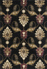 2'3" x 3'3" Polypropelene Black Area Rug