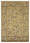 2'3" x 3'3" Polypropelene Beige Area Rug