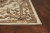 2'3" x 3'3" Polypropelene Ivory Area Rug