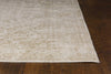 26" x 45" Polyester Champagne Area Rug