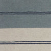 27" X 45" Wool Ivory-Blue Area Rug