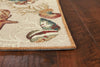 27" X 45" Polyester Beige Area Rug