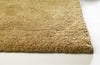27" X 45" Polyester Gold Area Rug