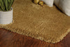 27" X 45" Polyester Gold Area Rug