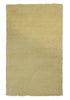 27" X 45" Polyester Canary Yellow Area Rug