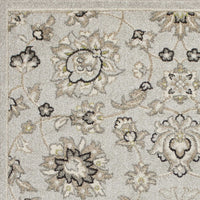 3'3" x 4'11" UV-treated Polypropelene Silver Area Rug