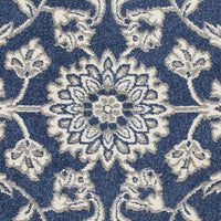 3'3" x 4'11" UV-treated Polypropelene Denim Area Rug