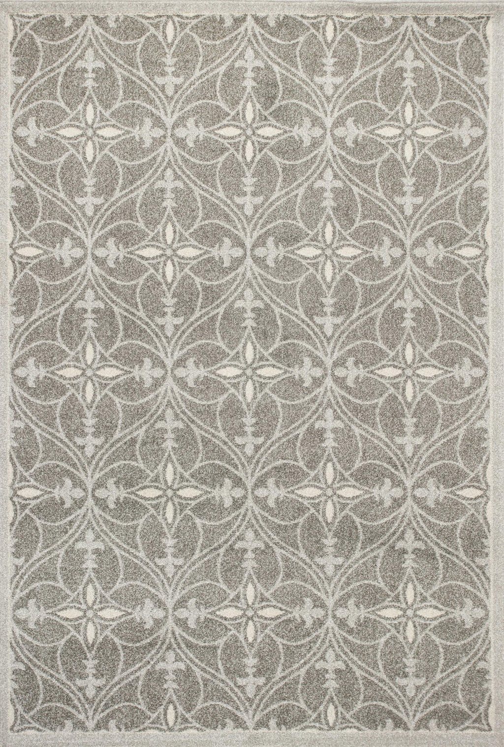 3'3" x 4'11" UV-treated Polypropelene Grey Area Rug