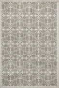 3'3" x 4'11" UV-treated Polypropelene Grey Area Rug