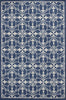 3'3" x 4'11" UV-treated Polypropelene Denim Area Rug