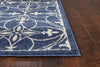 3'3" x 4'11" UV-treated Polypropelene Denim Area Rug