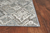 2'2" x 3'7" Viscose Silver Area Rug