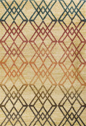 2'7" x 4'11" Polypropelene Brown Area Rug