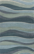 27" X 45" Wool Ocean Area Rug