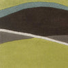 27" X 45" Wool Lime-Mocha Area Rug