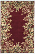 2' x 3' Wool Ruby Area Rug